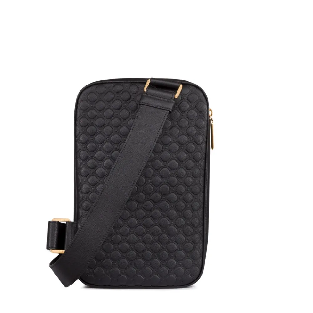 Best Sale Calfskin Leather Sling Backpack Bags