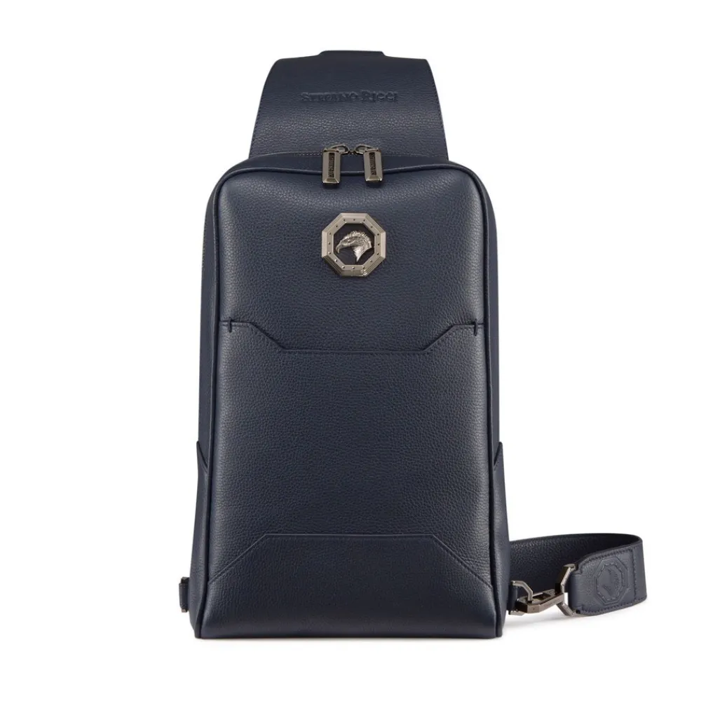 Hot Calfskin Leather Sling Backpack Bags
