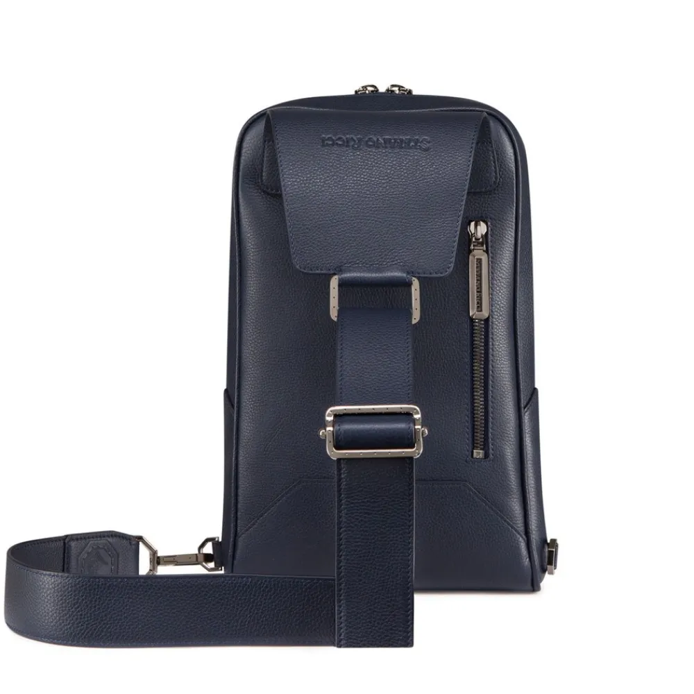 Hot Calfskin Leather Sling Backpack Bags