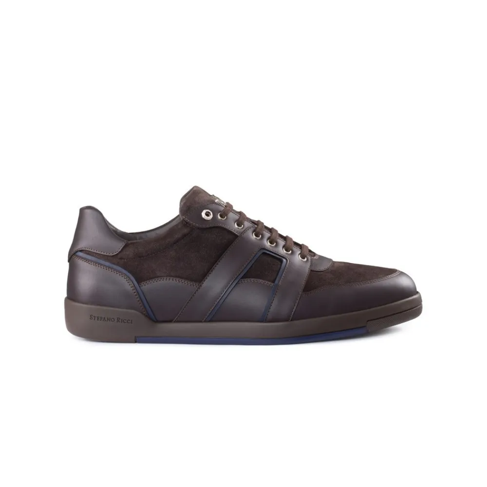 Outlet Calfskin Leather Sneakers Sneakers
