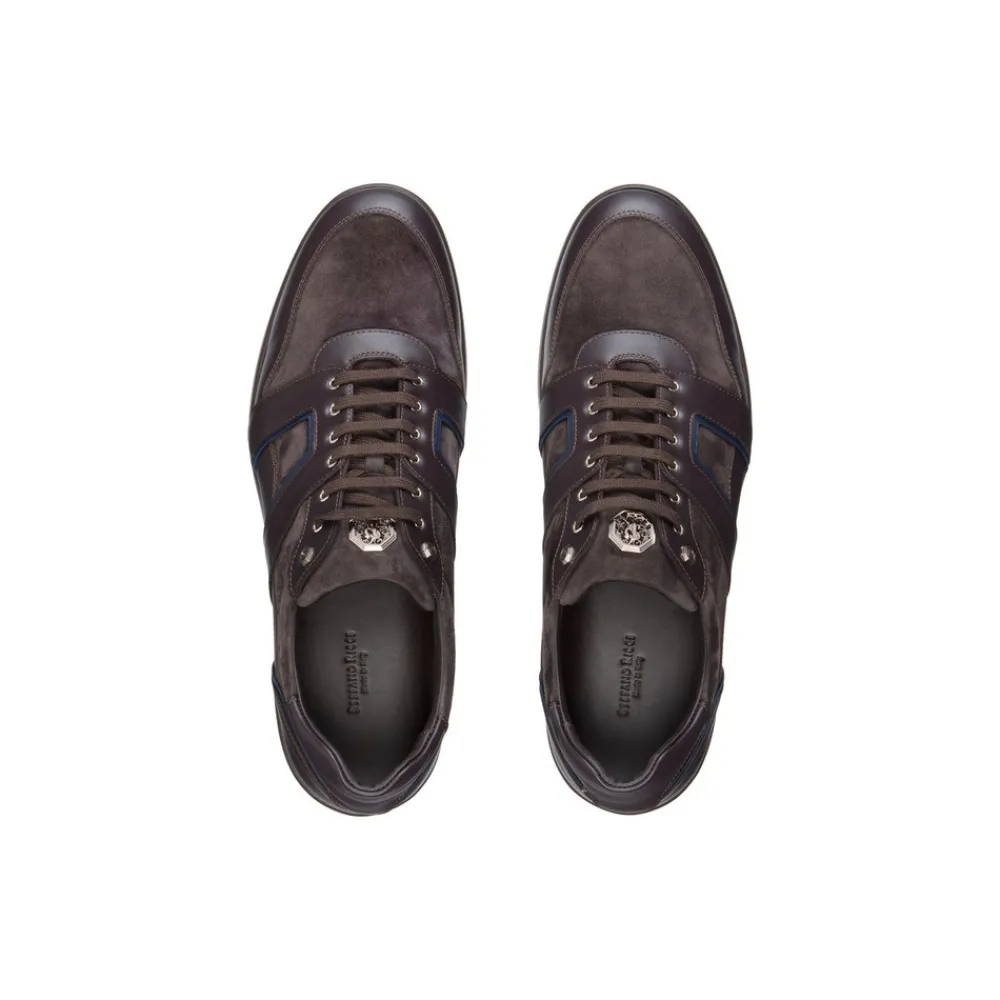 Outlet Calfskin Leather Sneakers Sneakers