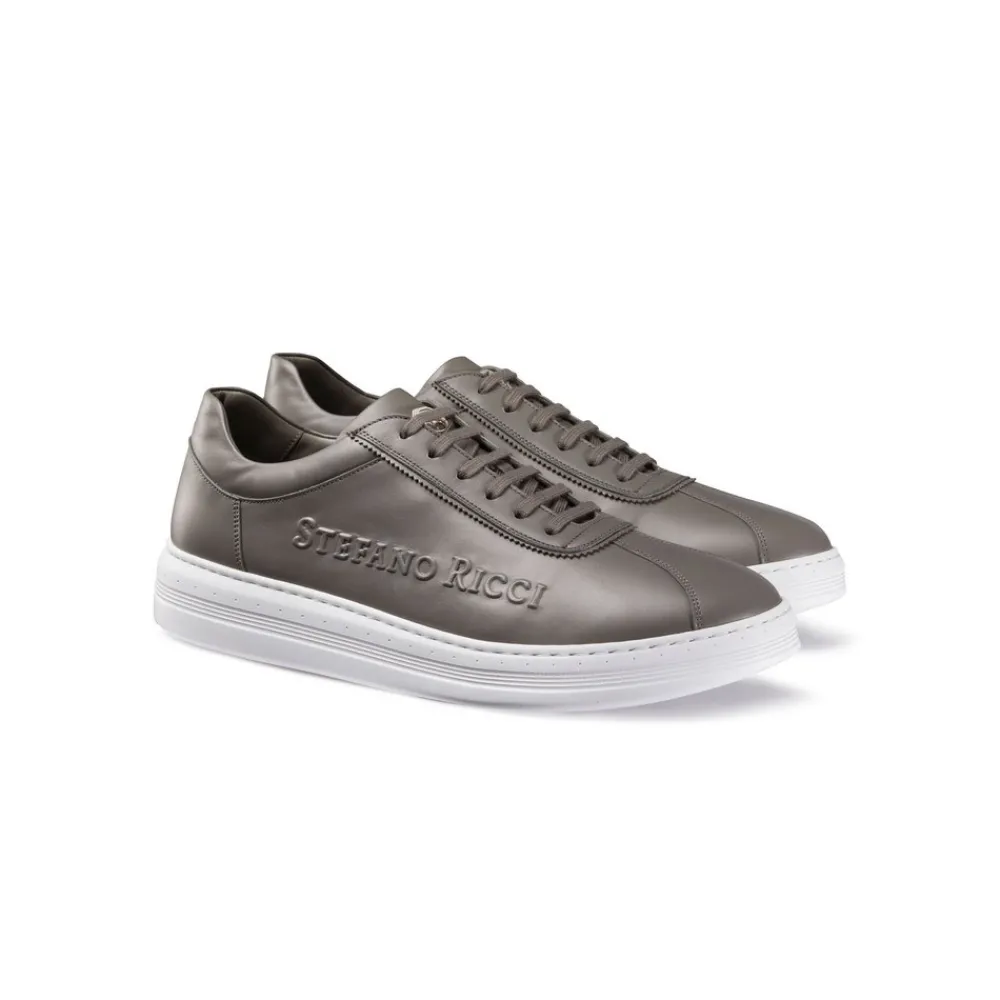 Fashion Calfskin Leather Sneakers Sneakers