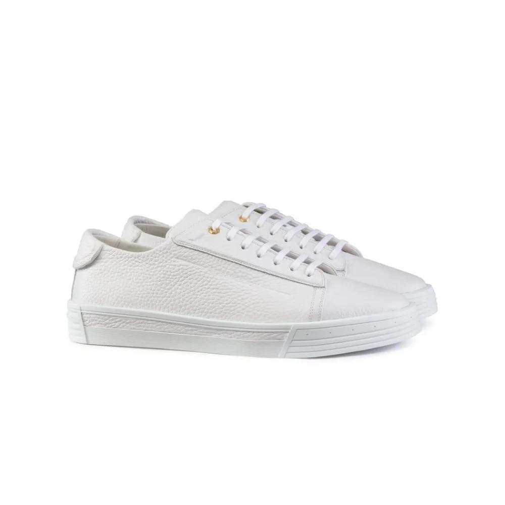 Clearance Calfskin Leather Sneakers Sneakers