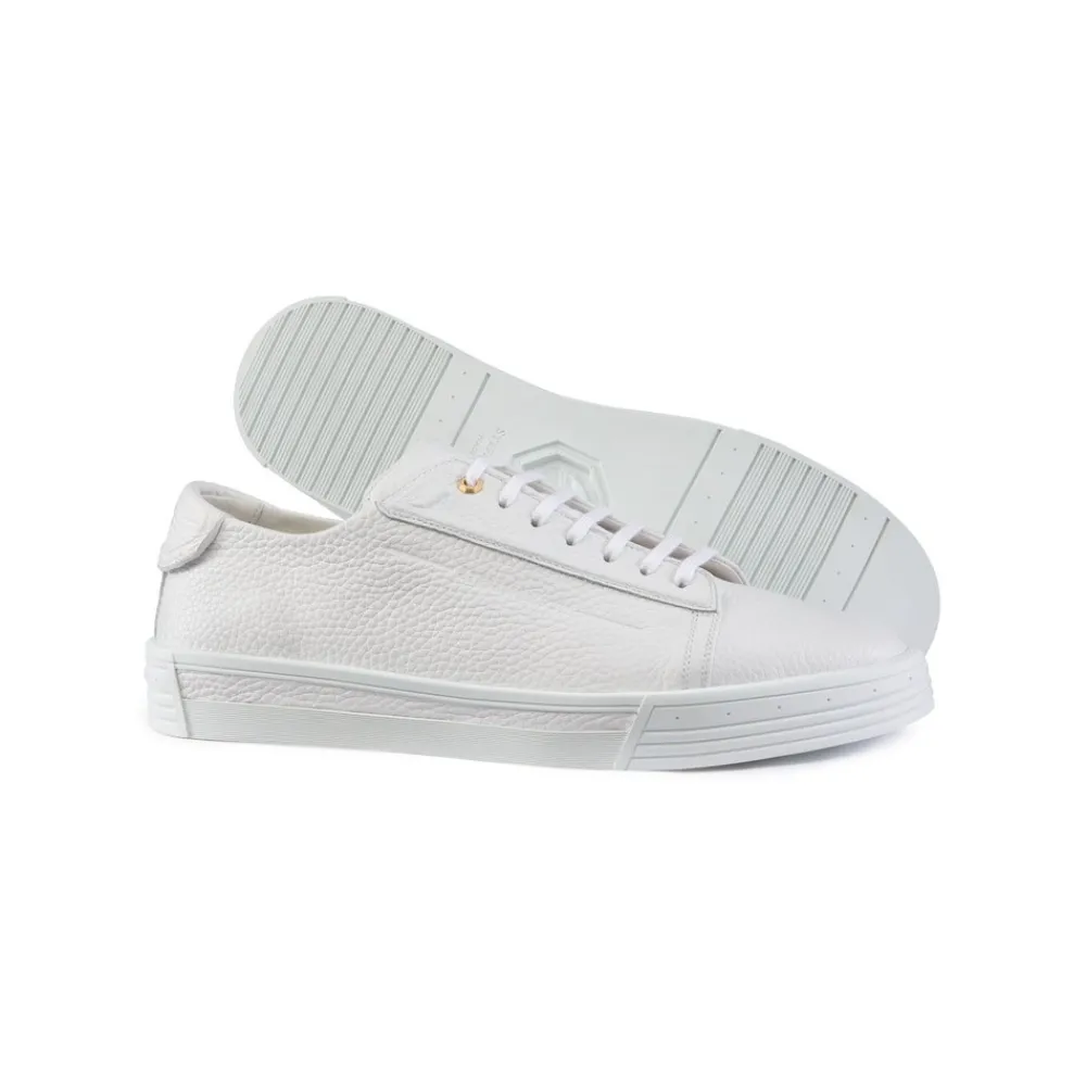 Clearance Calfskin Leather Sneakers Sneakers