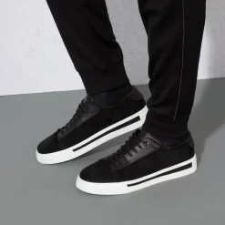 Outlet Calfskin Leather Sneakers Sneakers