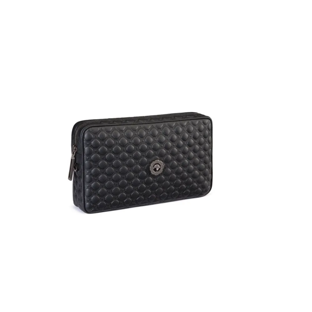 Discount Calfskin Leather Toiletry Bag Small Leather Goods