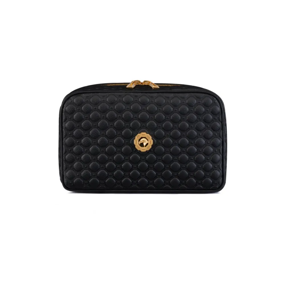 Discount Calfskin Leather Toiletry Bag Small Leather Goods