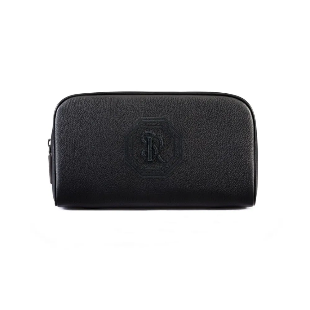 Cheap Calfskin Leather Toiletry Bag Small Leather Goods