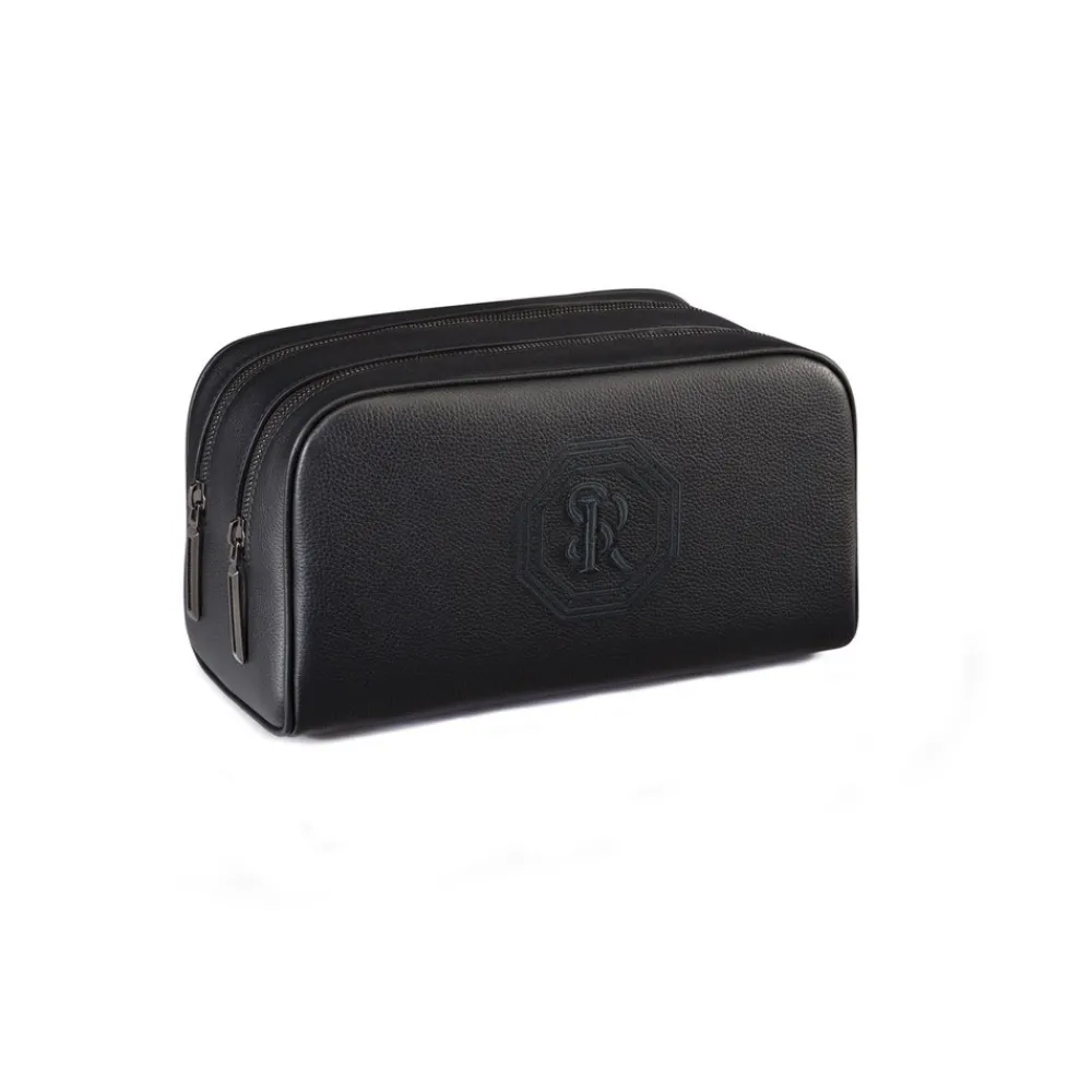 Cheap Calfskin Leather Toiletry Bag Small Leather Goods