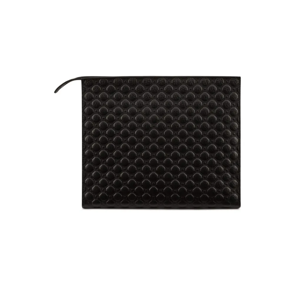 Cheap Calfskin Leather Travel Pouch Small Leather Goods