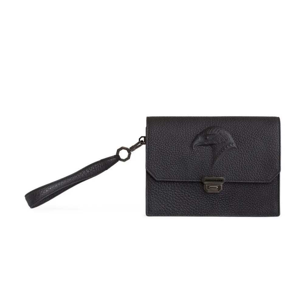 Fashion Calfskin Leather Travel Pouch Small Leather Goods