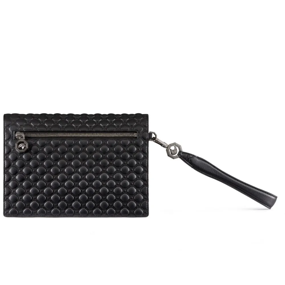 Hot Calfskin Leather Travel Pouch Small Leather Goods