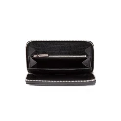 New Calfskin Leather Zip Around Wallet Small Leather Goods