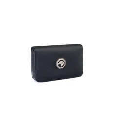 Shop Calfskin Leather Zip-Around Wallet Small Leather Goods