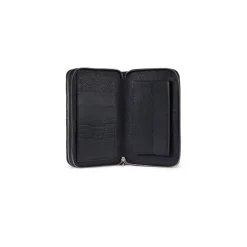 Shop Calfskin Leather Zip-Around Wallet Small Leather Goods