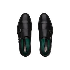 New Calfskin Monk Strap Shoes Dress Shoes