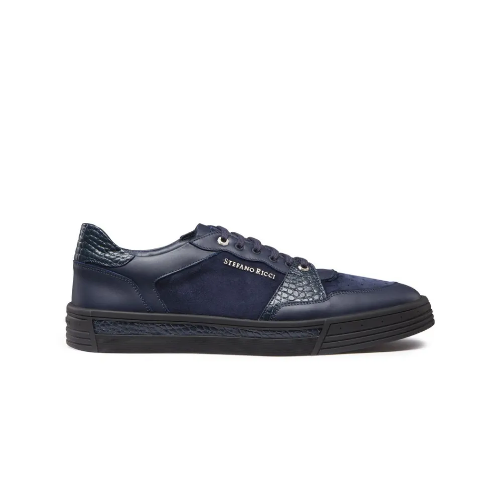 Shop Calfskin, Suede And Calfskin Leather Sneakers Sneakers