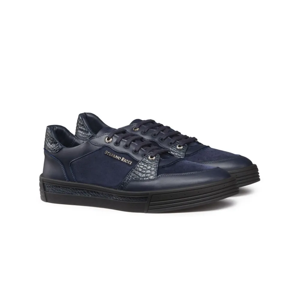 Shop Calfskin, Suede And Calfskin Leather Sneakers Sneakers