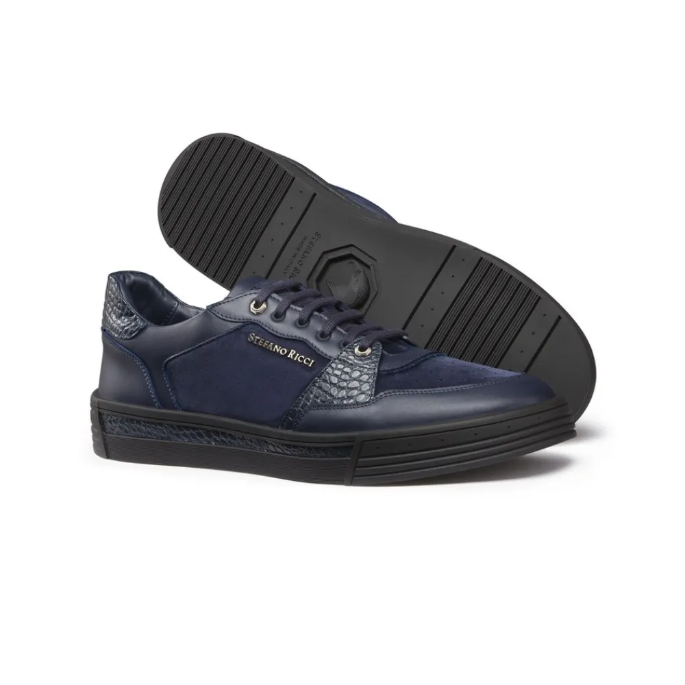 Shop Calfskin, Suede And Calfskin Leather Sneakers Sneakers
