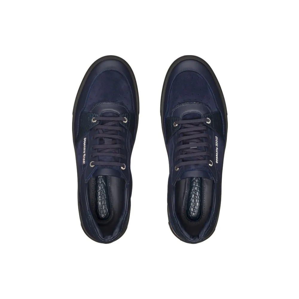 Shop Calfskin, Suede And Calfskin Leather Sneakers Sneakers