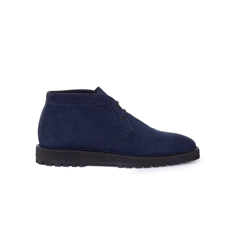 Cheap Calfskin Suede Chukka Boots Boots