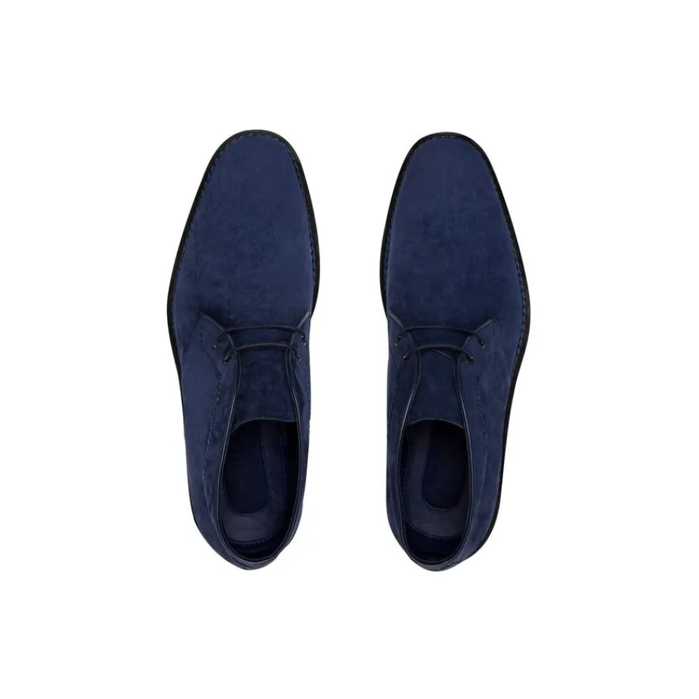 Cheap Calfskin Suede Chukka Boots Boots
