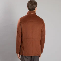 New Cashmere And Beaver Fur Field Jacket Mens Outerwear