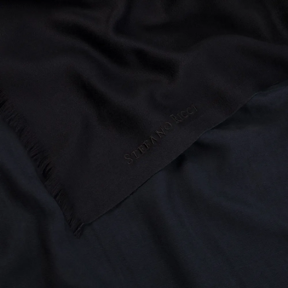 Online Cashmere And Cotton Blend Scarf Scarves