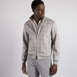 Online Cashmere And Mink Fur Blouson Mens Outerwear