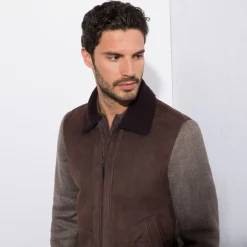 Best Sale Cashmere And Shearling Blouson Mens Outerwear