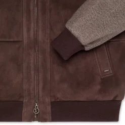 Best Sale Cashmere And Shearling Blouson Mens Outerwear