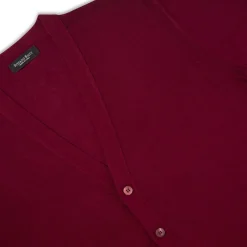 New Cashmere And Silk Cardigan Mens Knitwear