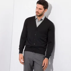 Sale Cashmere And Silk Cardigan Mens Knitwear