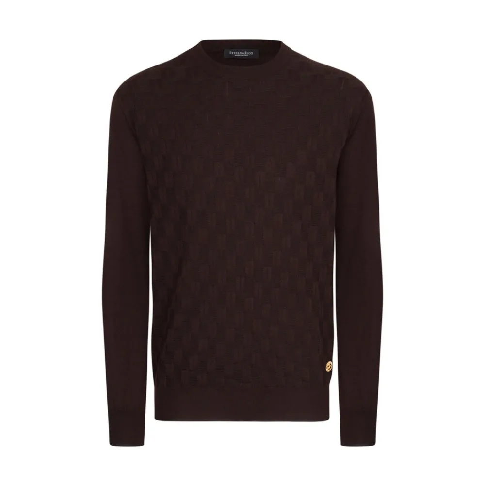 Cheap Cashmere And Silk Crew Neck Sweater Mens Knitwear