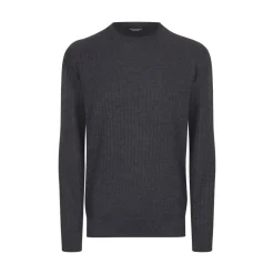 Best Sale Cashmere And Silk Crew Neck Sweater Mens Knitwear