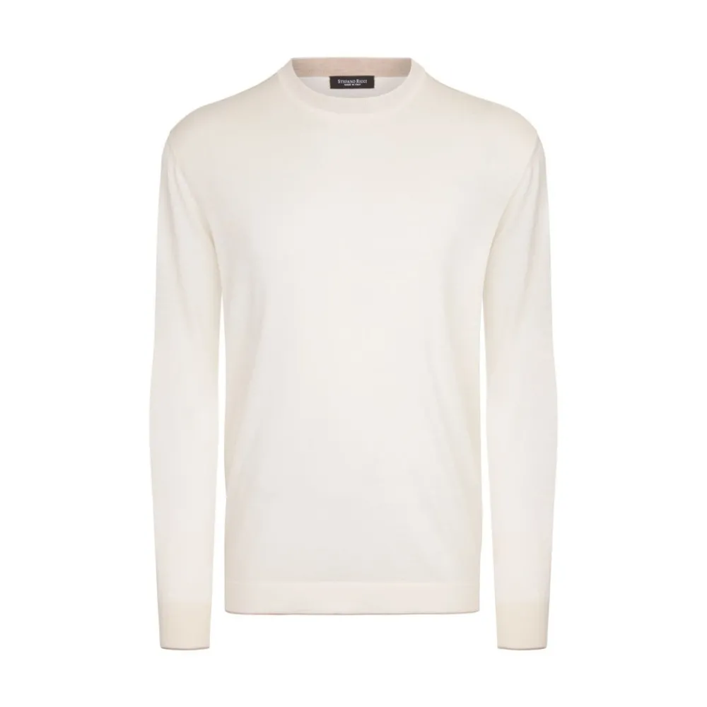 Cheap Cashmere And Silk Crew Neck Sweater Mens Knitwear