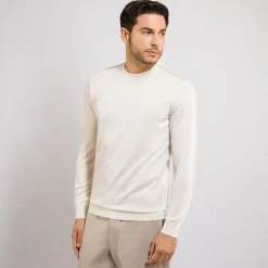 Cheap Cashmere And Silk Crew Neck Sweater Mens Knitwear