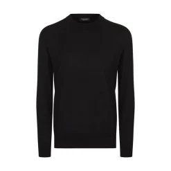 Best Cashmere And Silk Crew Neck Sweater Mens Knitwear