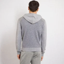 Cheap Cashmere And Silk Hooded Jogging Blouson Mens Jogging Suits