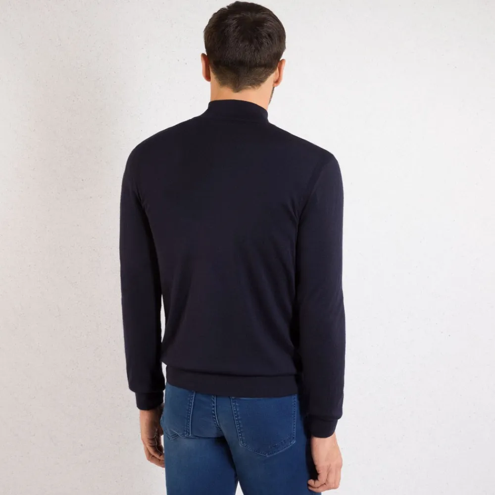Clearance Cashmere And Silk Knit Blouson Mens Knitwear