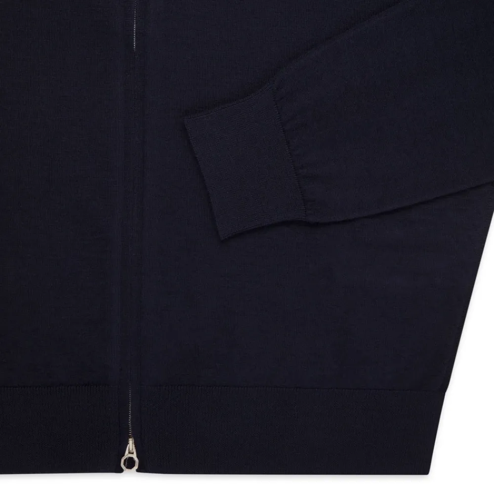 Clearance Cashmere And Silk Knit Blouson Mens Knitwear