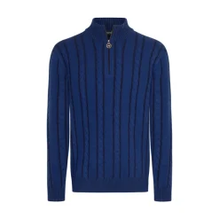 Best Cashmere And Silk Zip Mock Neck Sweater Mens Knitwear