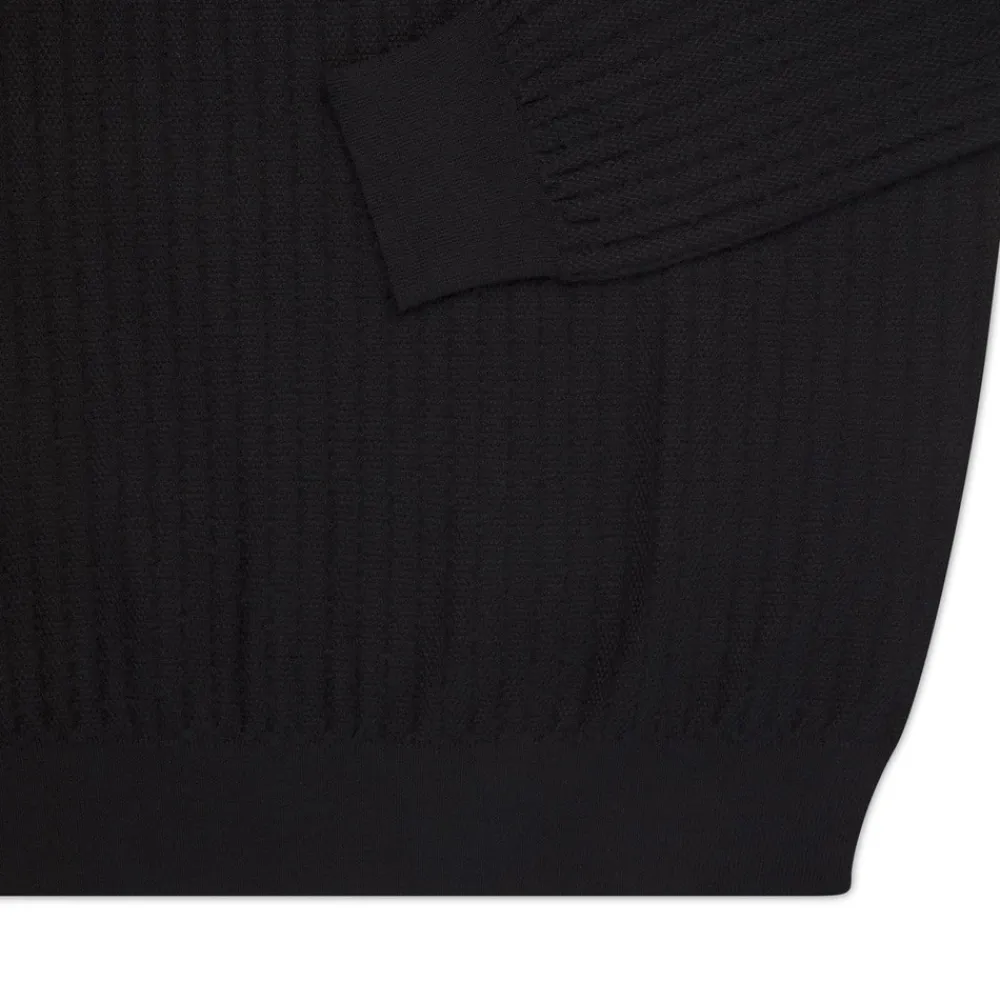 Best Cashmere And Silk Zip Polo Shirt Mens Knitwear
