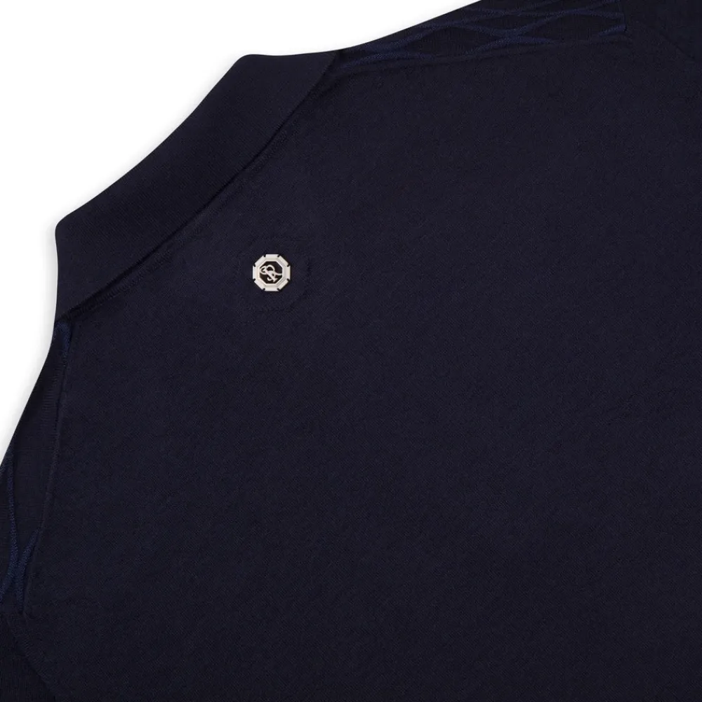 Discount Cashmere And Silk Zip Polo Shirt Mens Knitwear