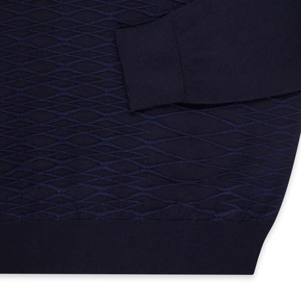 Discount Cashmere And Silk Zip Polo Shirt Mens Knitwear