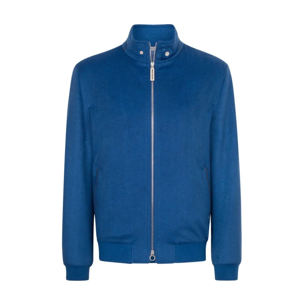 Cheap Cashmere And Suede Blouson Mens Outerwear