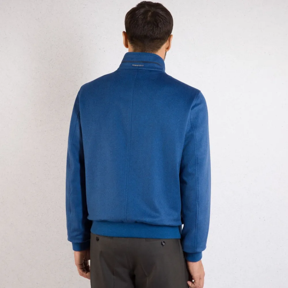 Cheap Cashmere And Suede Blouson Mens Outerwear