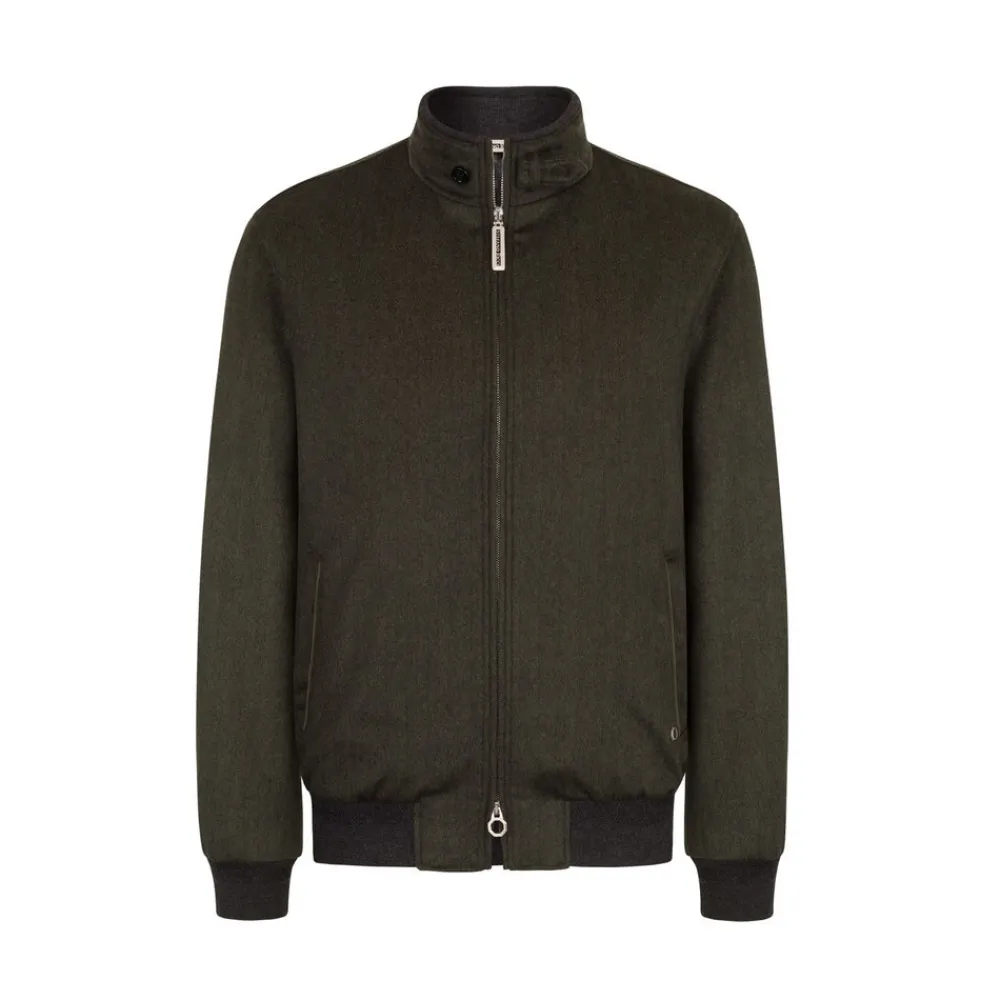 Store Cashmere And Suede Blouson Mens Outerwear
