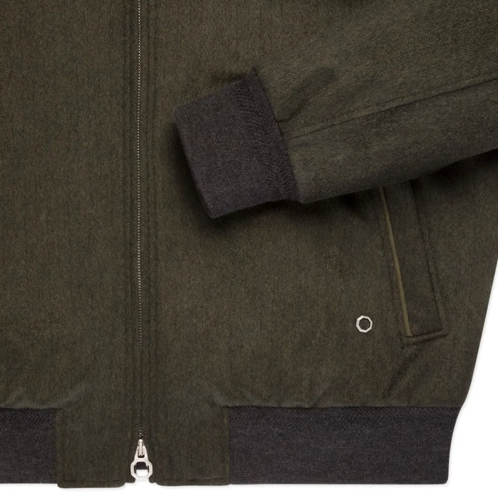 Store Cashmere And Suede Blouson Mens Outerwear