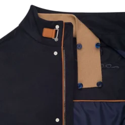 New Cashmere, Angora And Lambskin Field Jacket Mens Outerwear